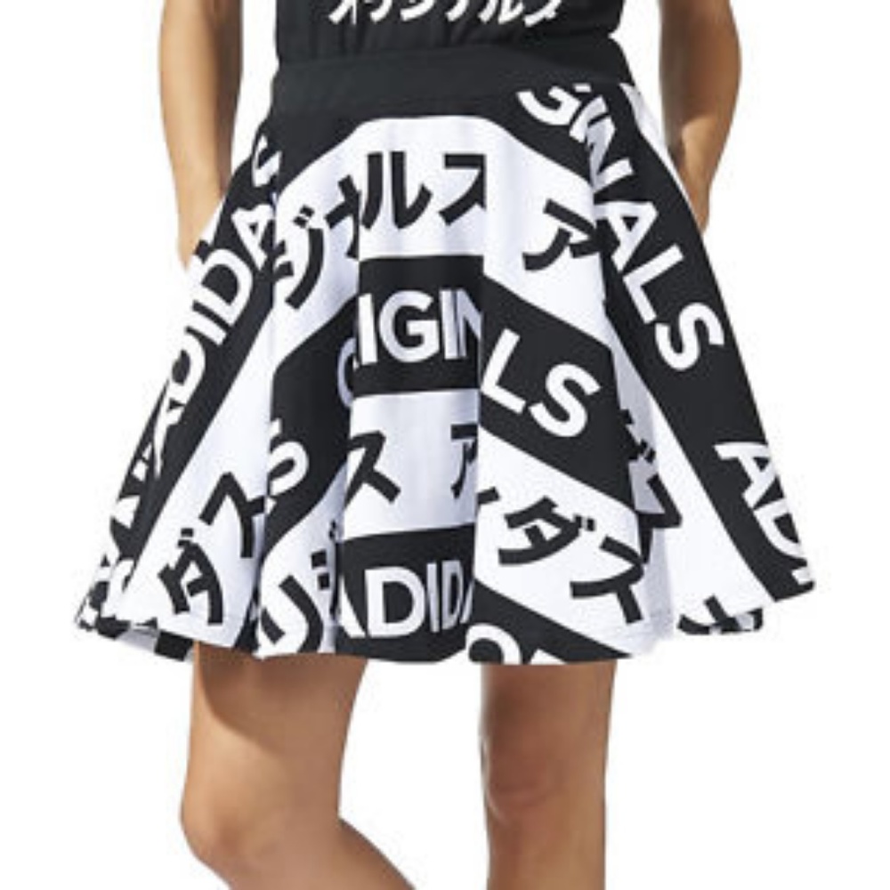 ADIDAS ORIGINALS TYPO MONOGRAM SKIRT